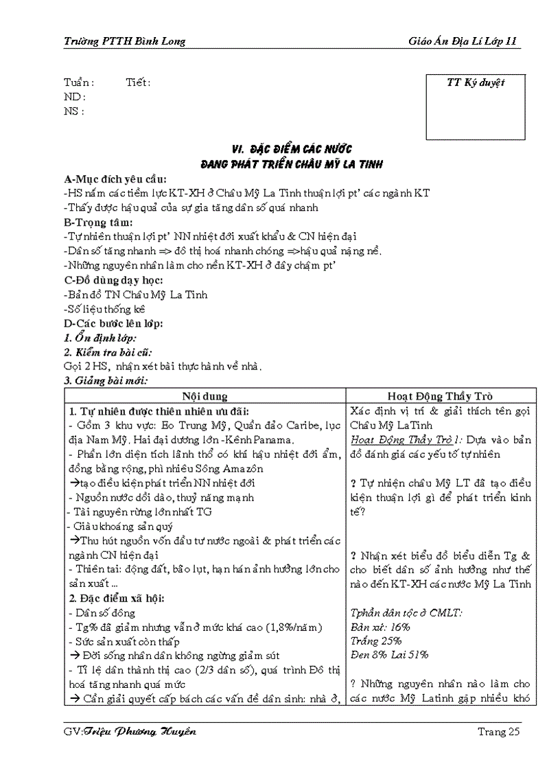 image for page Giao an dia li 11