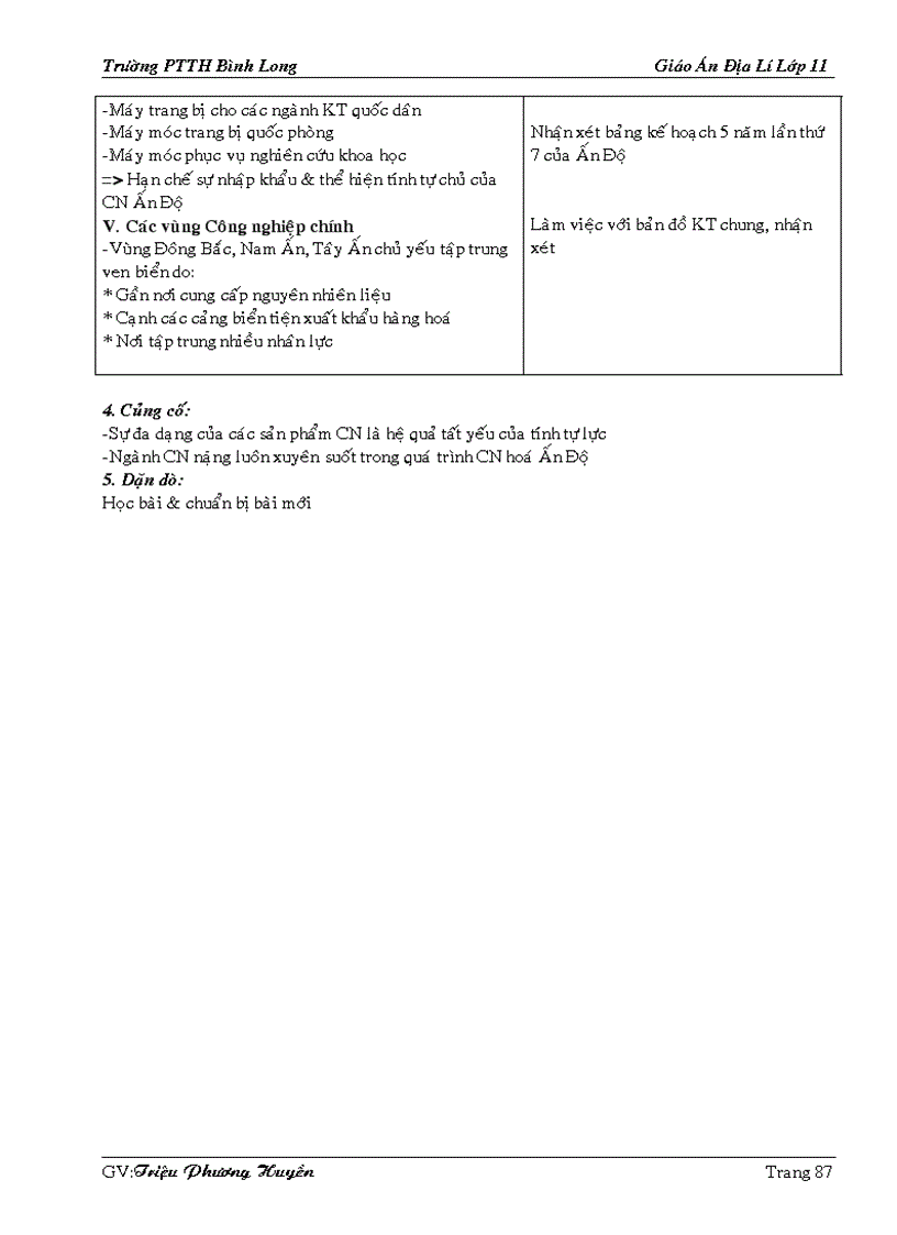 image for page Giao an dia li 11