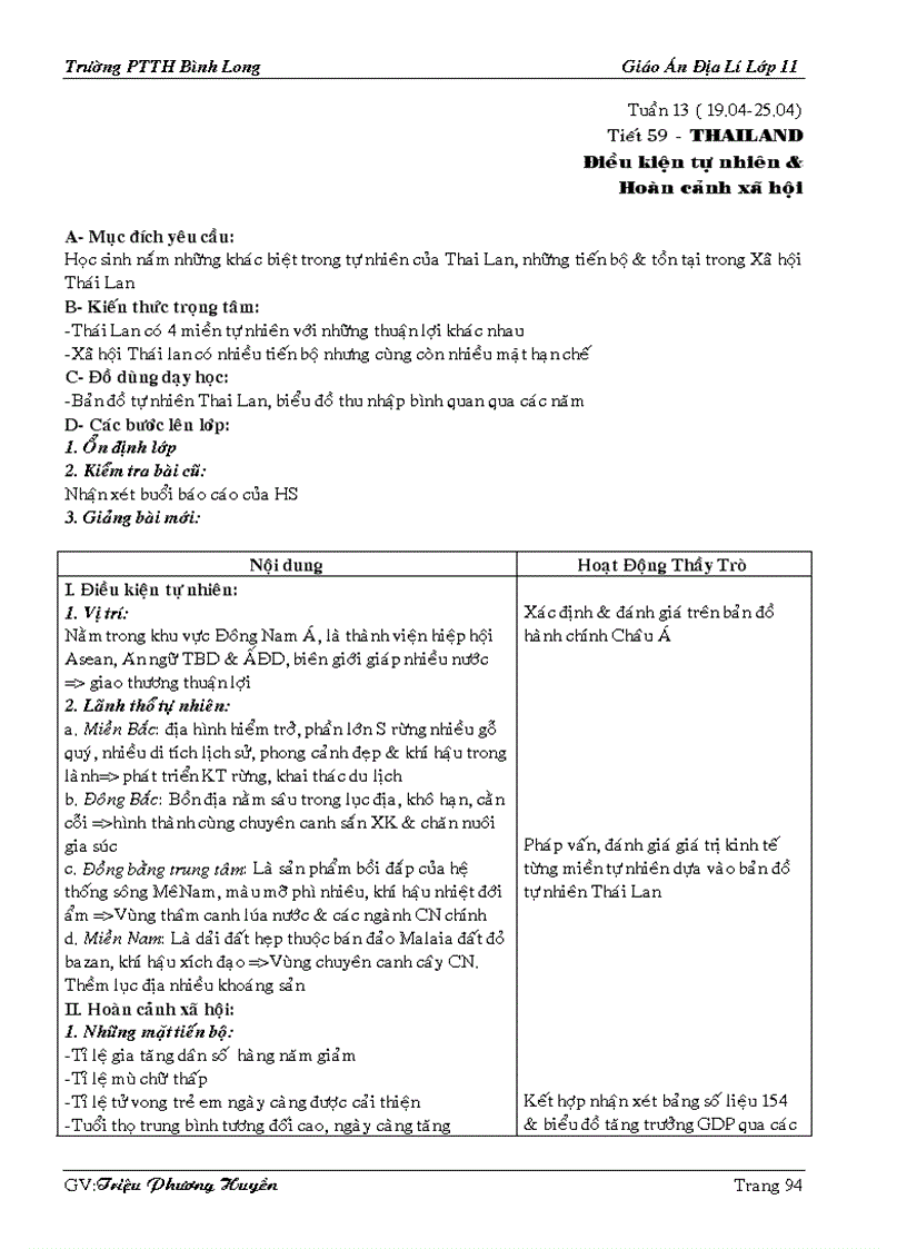 image for page Giao an dia li 11