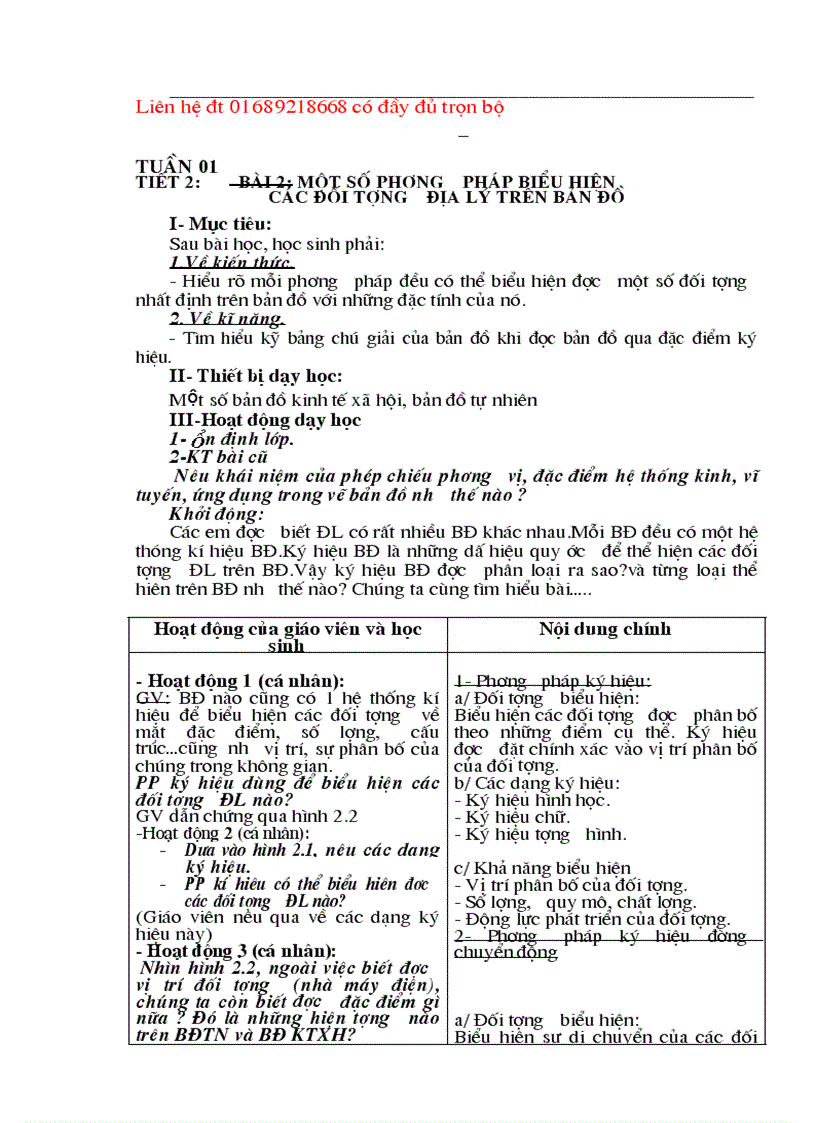 image for page Giáo án Địa lý 10 chuẩn mới 2012