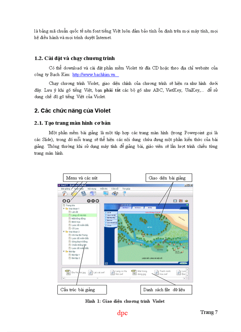 image for page Hướng dẫn sử dụng violet