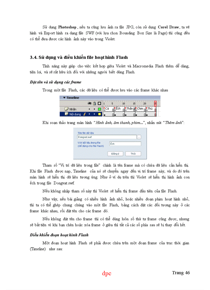 image for page Hướng dẫn sử dụng violet