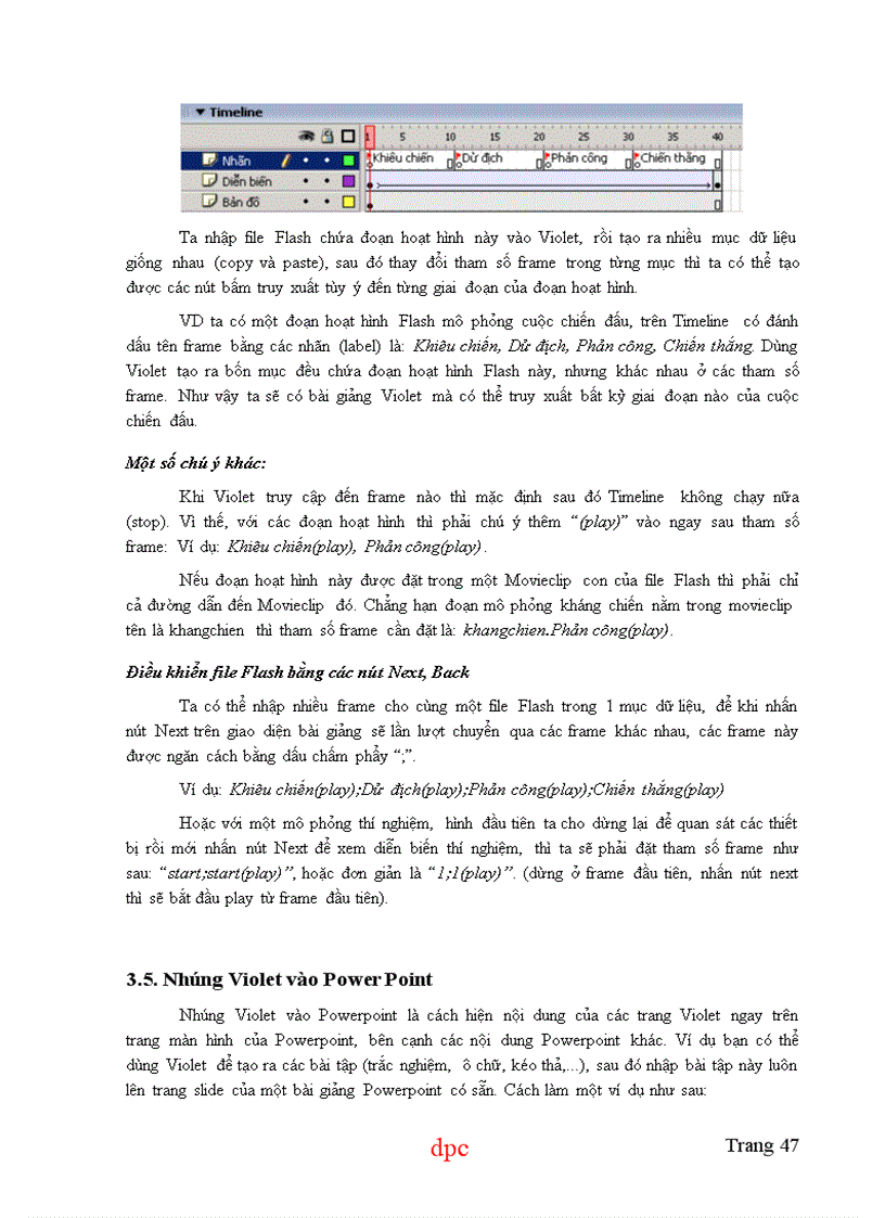 image for page Hướng dẫn sử dụng violet