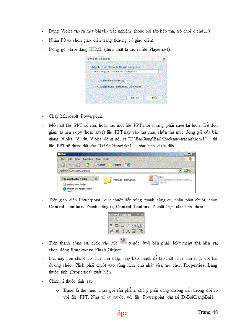 image for page Hướng dẫn sử dụng violet
