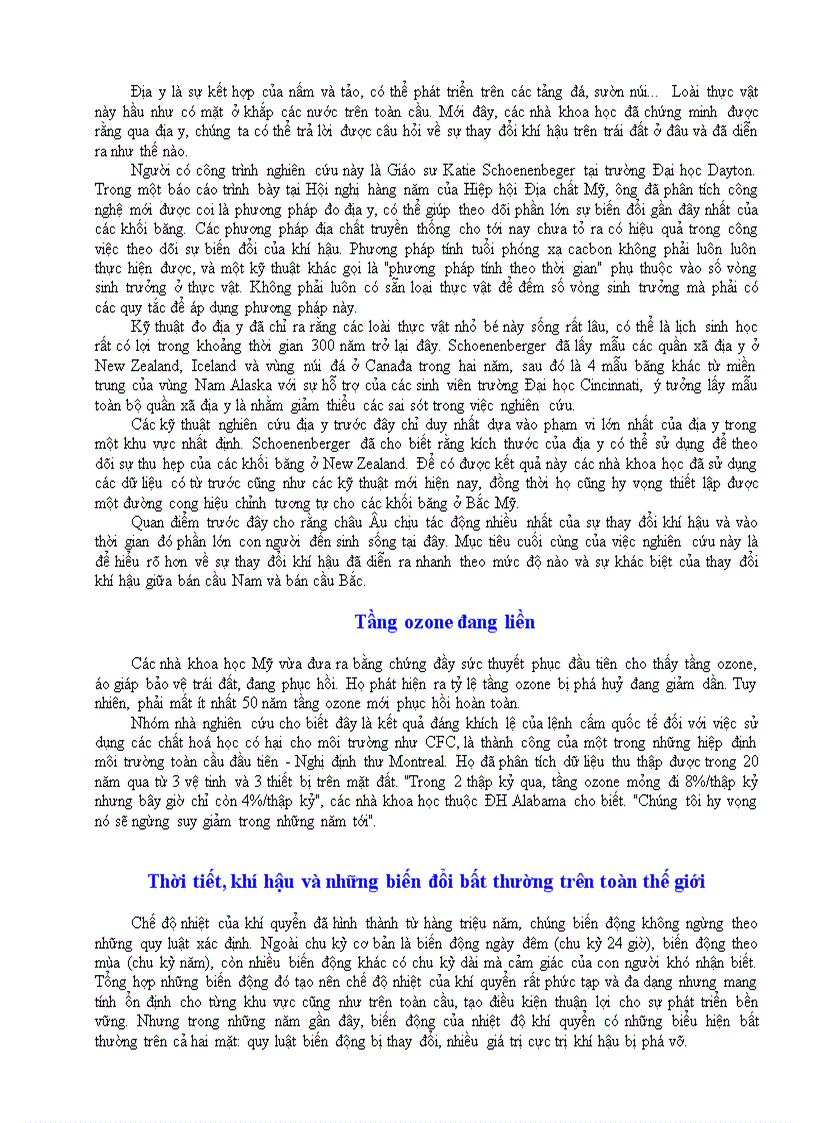 image for page Khí hậu