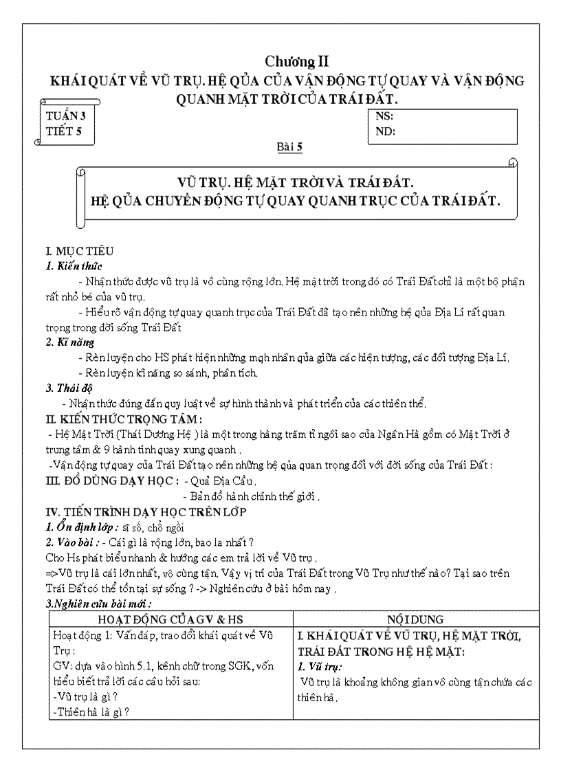 image for page Vũ Trụ Hệ mặt trời Trái đất