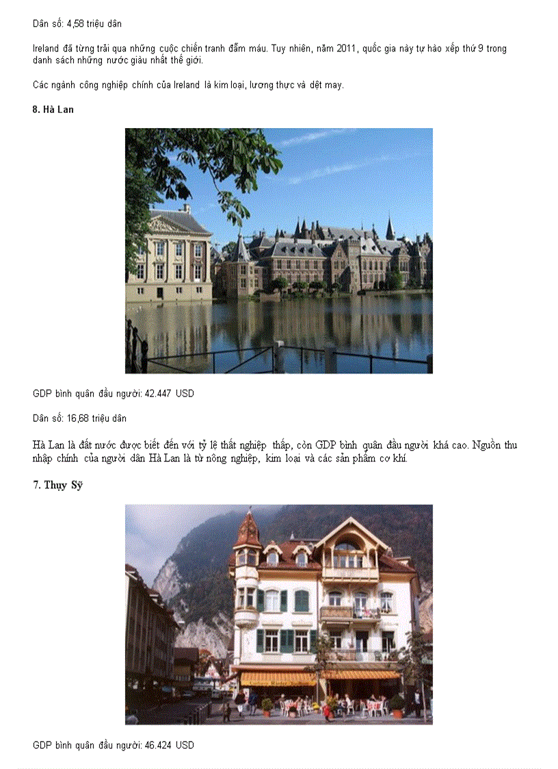 image for page 10 nước giàu nhất Thế giới năm 2011