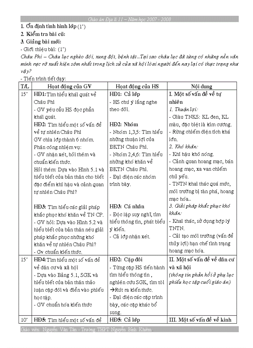 3 cột Tiết 5