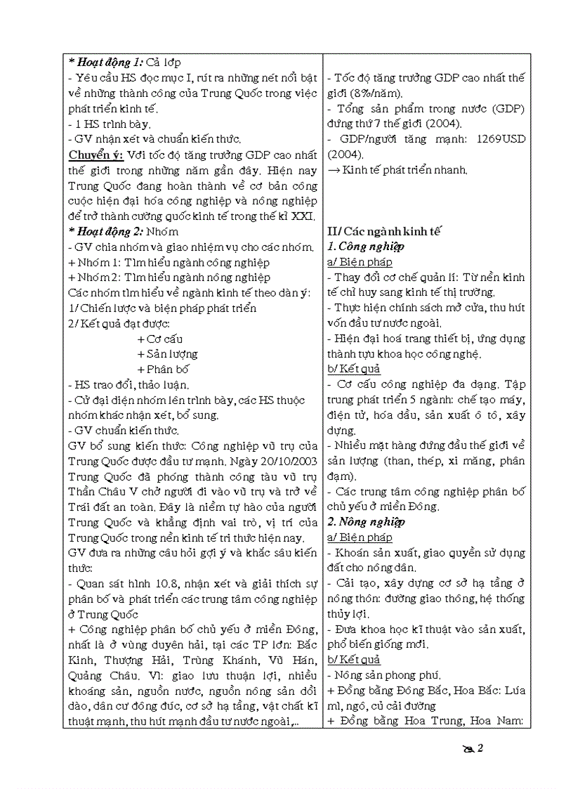 image for page Bài 10 Trung Quốc tiết 2