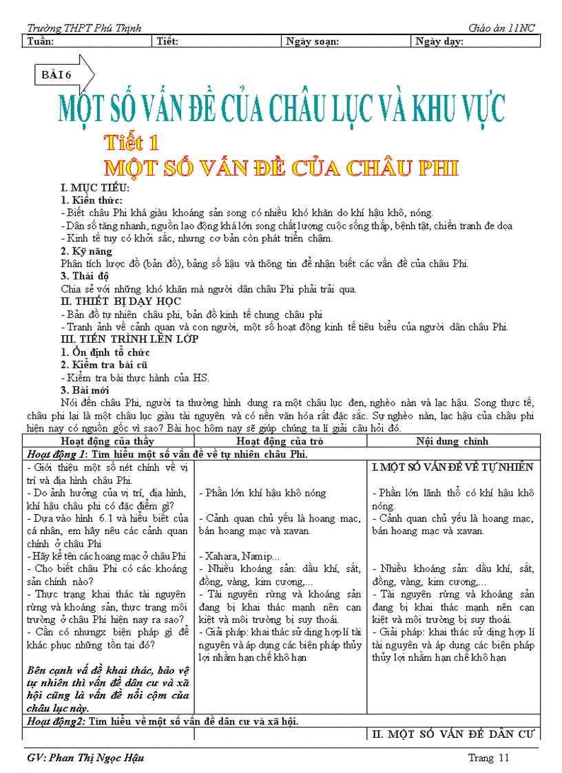 image for page Bai giang đia li 11 NC HKI