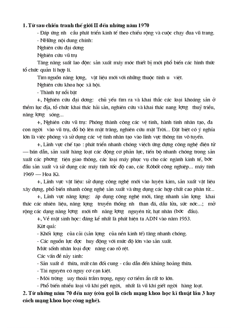 image for page Các cuộc cách mạng KHKT trong lịch sử