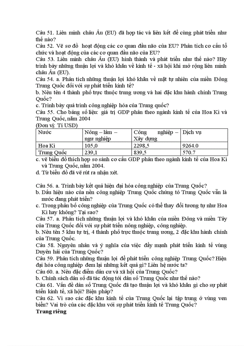 image for page Câu Hỏi Ôn HSG