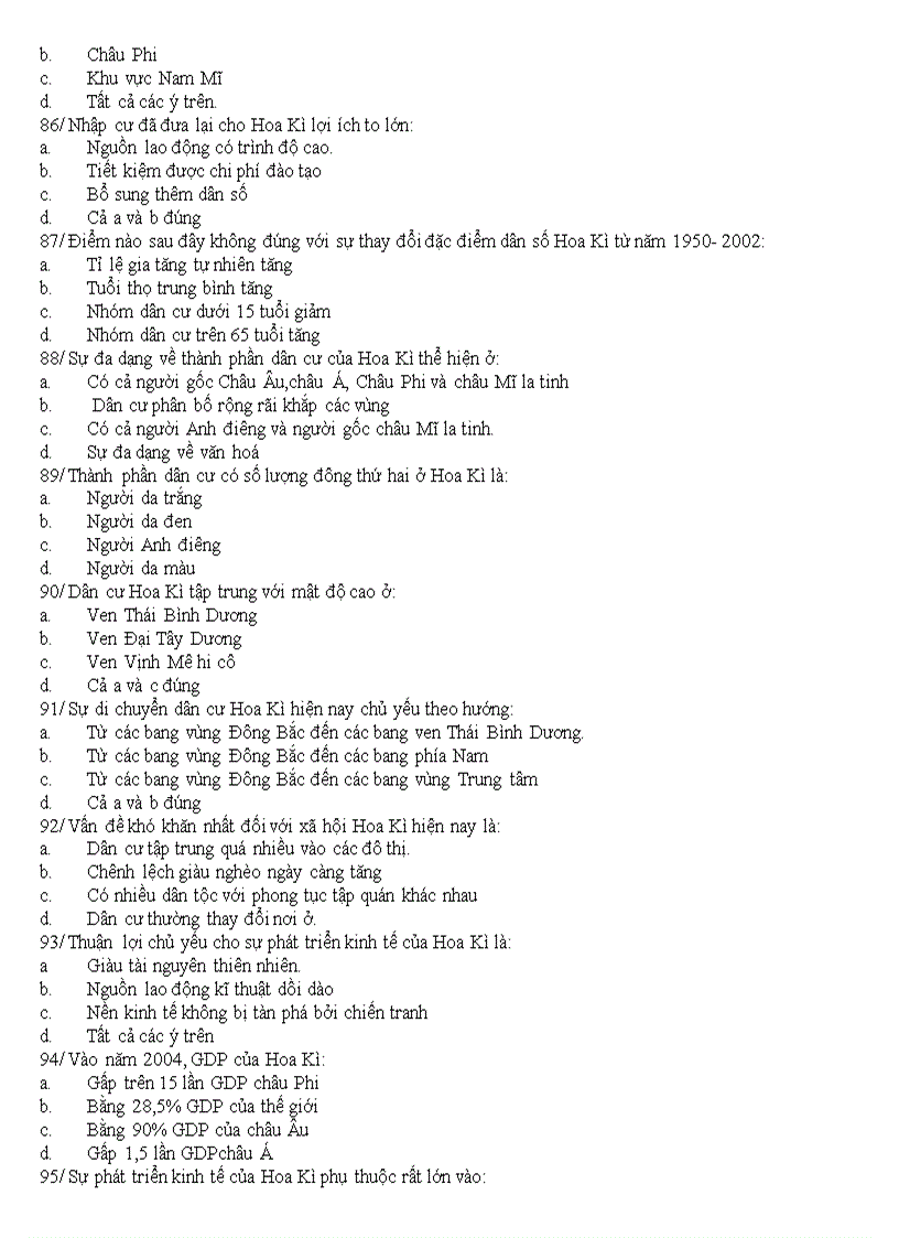 image for page Câu hỏi trắc nghiệm lớp Địa lí 11