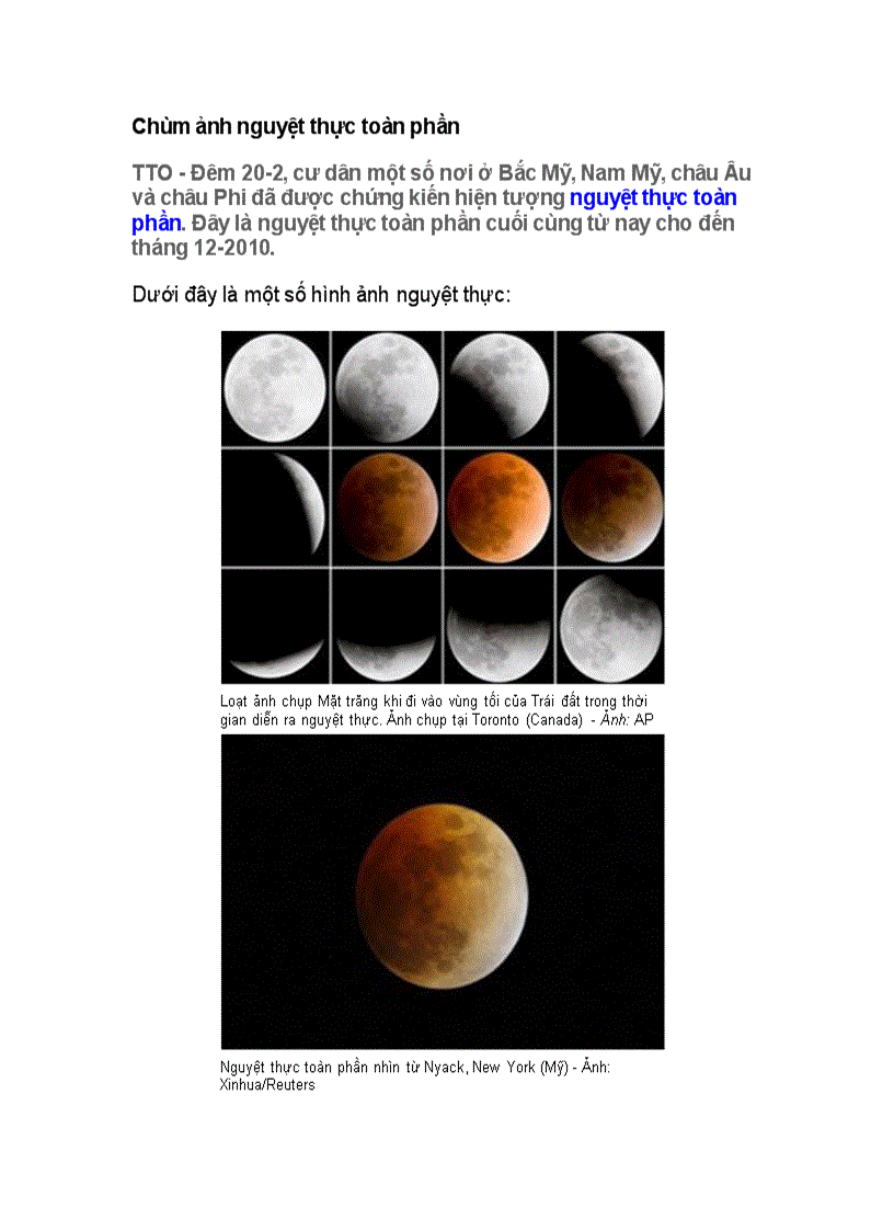 image for page Chùm ảnh nguyệt thực