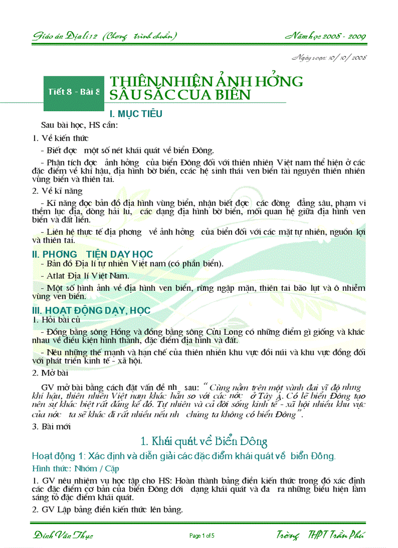 image for page Địa lí 12 bài 8