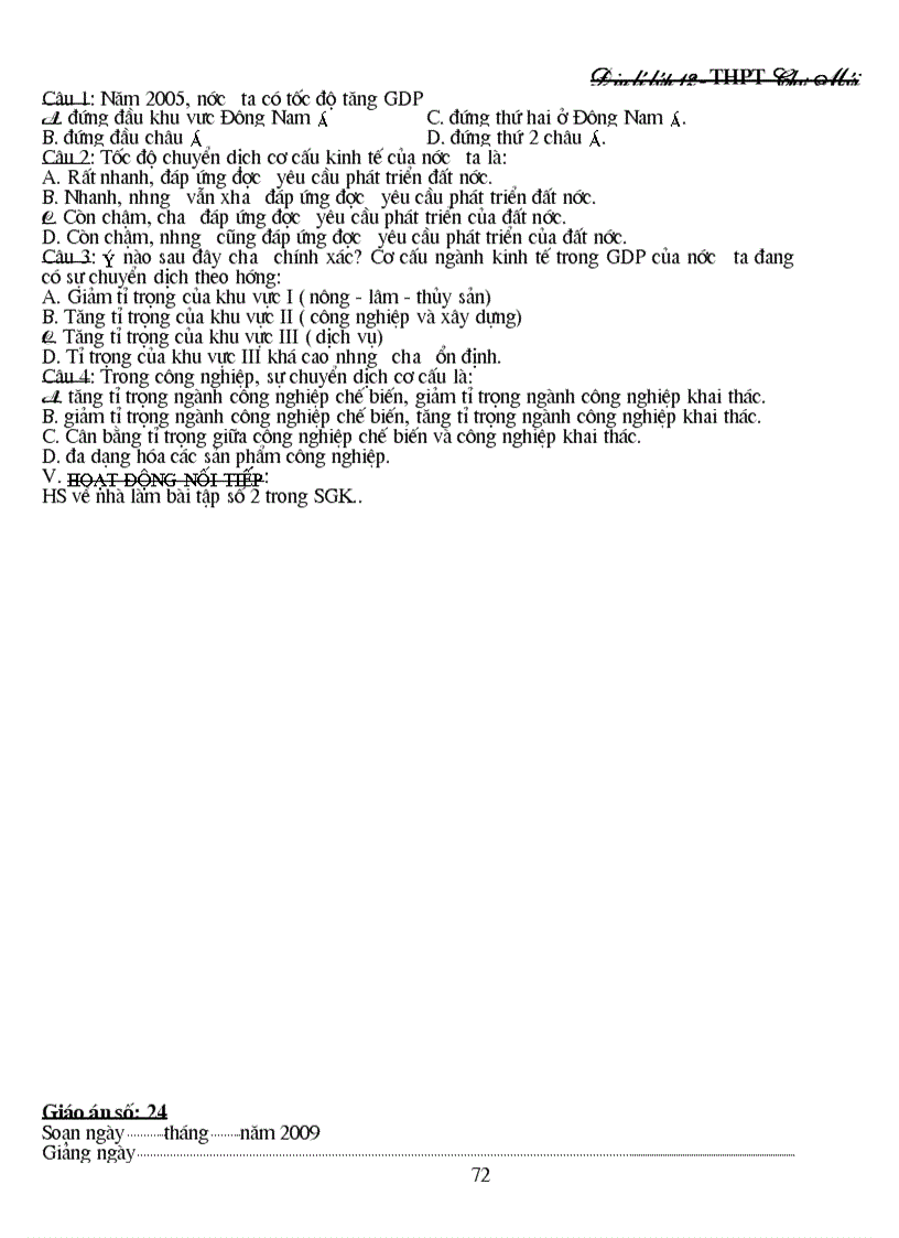 image for page Địa lý 12 cả năm