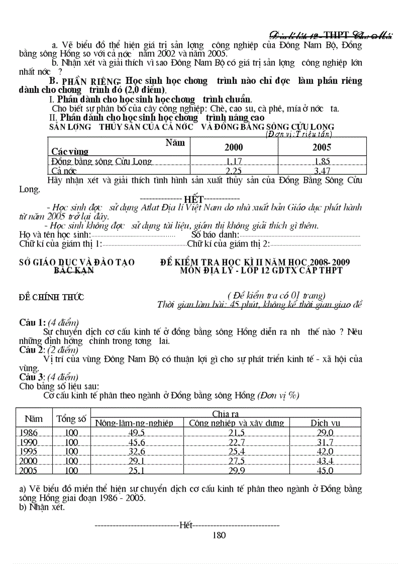 image for page Địa lý 12 cả năm