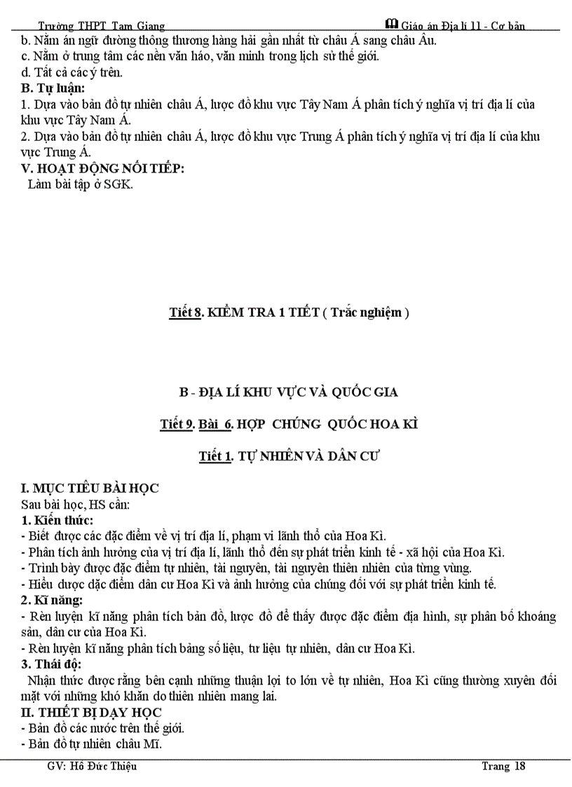 image for page Giáo án 11 cơ bản cả năm