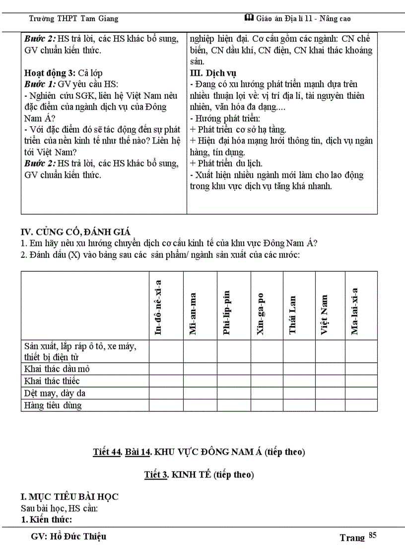 image for page Giáo án 11 nâng cao cả năm