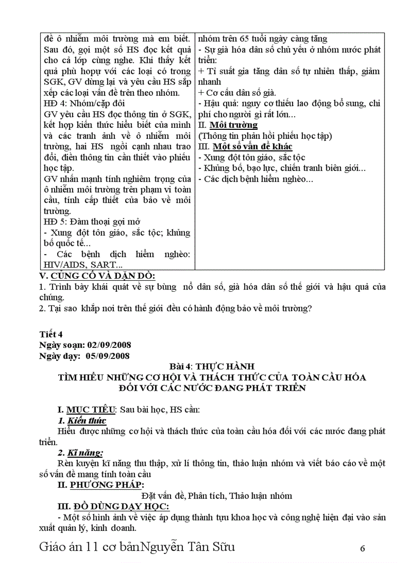 image for page Giáo án địa 11 cả năm ban cơ bản