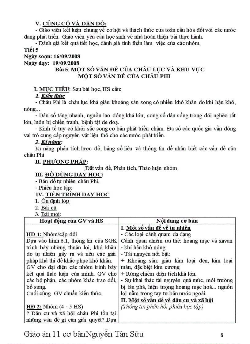 image for page Giáo án địa 11 cả năm ban cơ bản