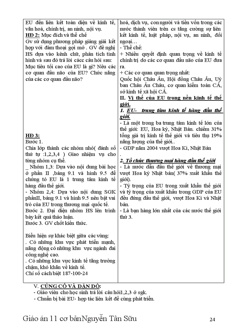 image for page Giáo án địa 11 cả năm ban cơ bản
