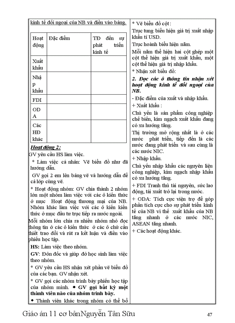 image for page Giáo án địa 11 cả năm ban cơ bản