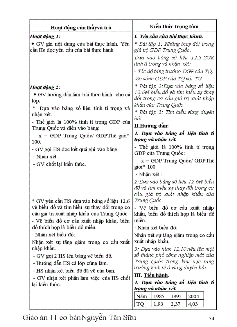 image for page Giáo án địa 11 cả năm ban cơ bản