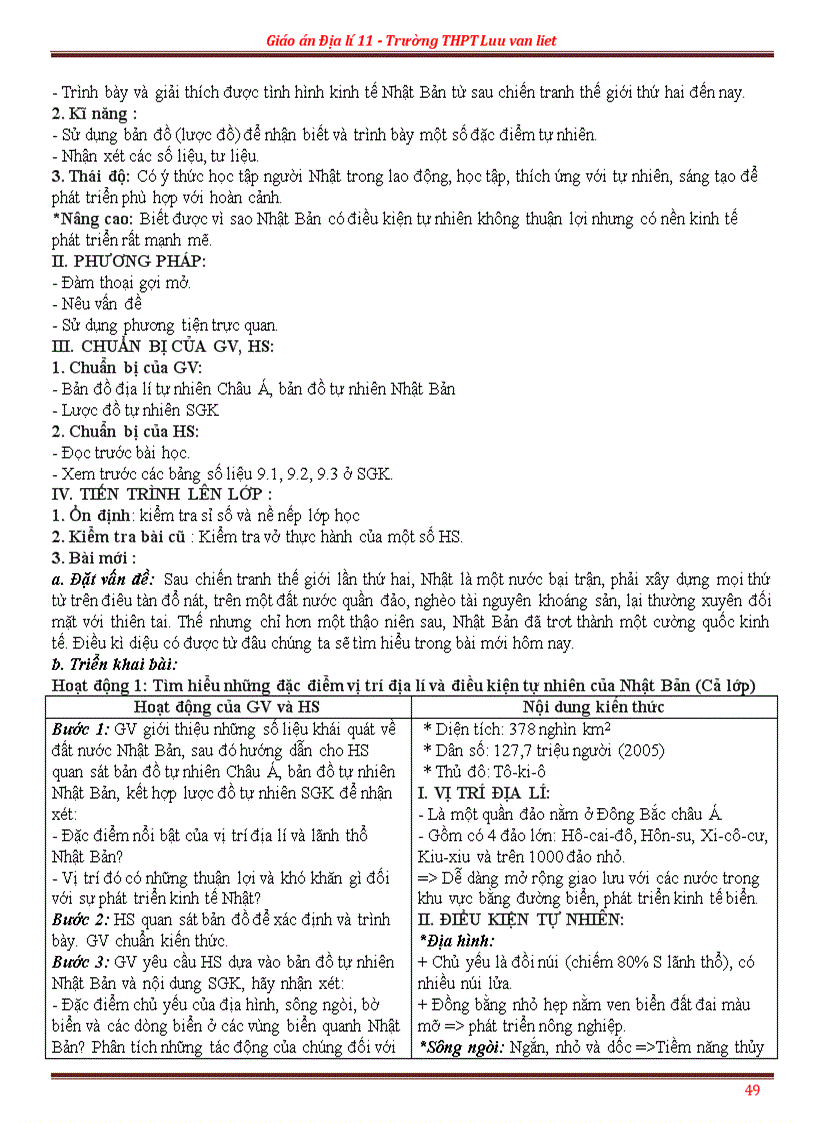 image for page Giao an dia 11 co ban tron bo hay