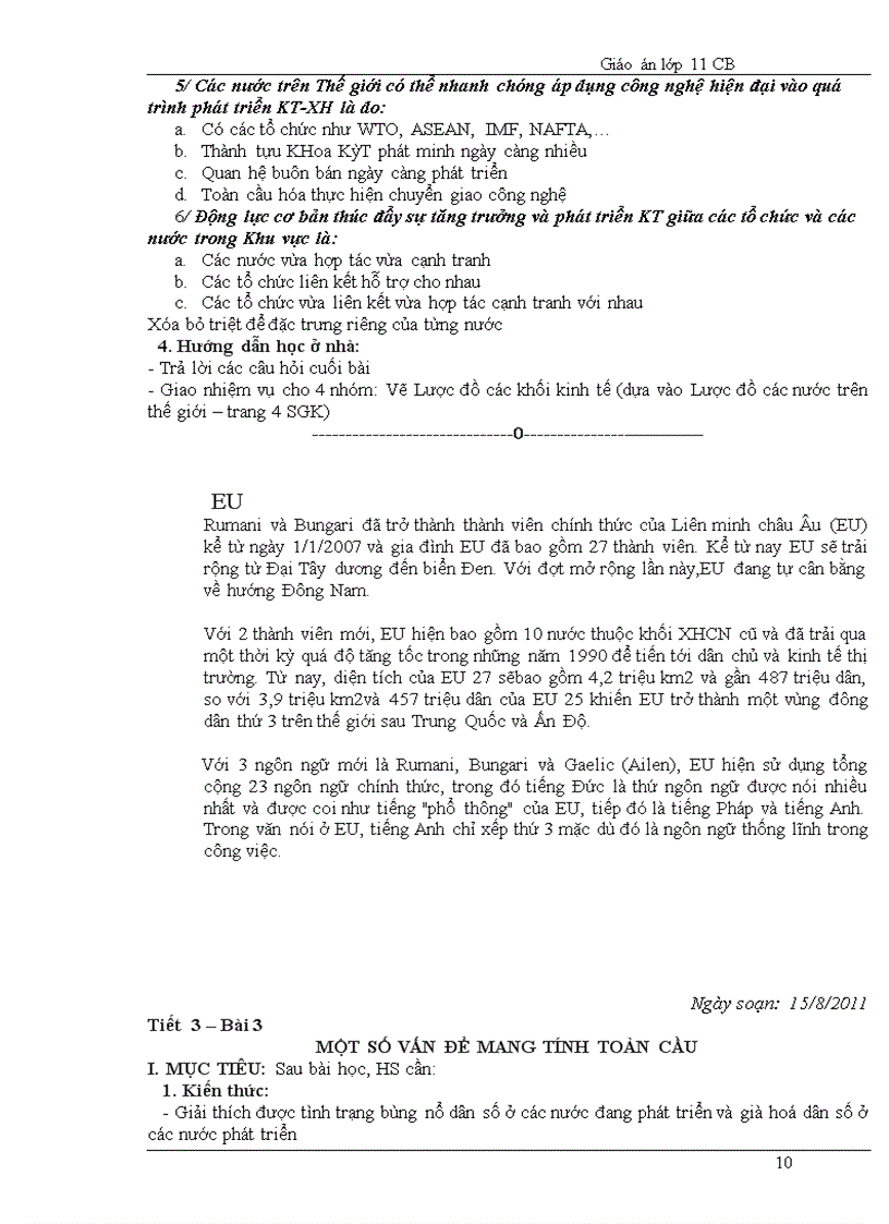 image for page Giao an DIA 11 Sau giam tai