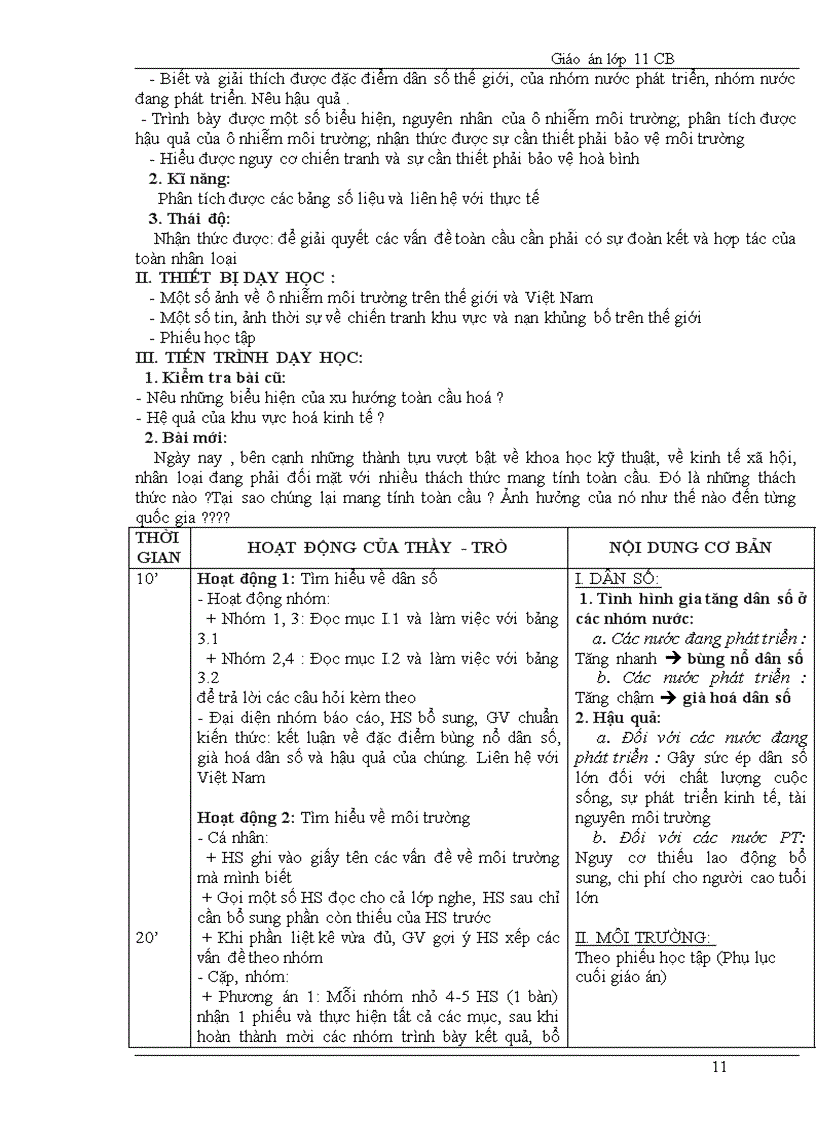 image for page Giao an DIA 11 Sau giam tai