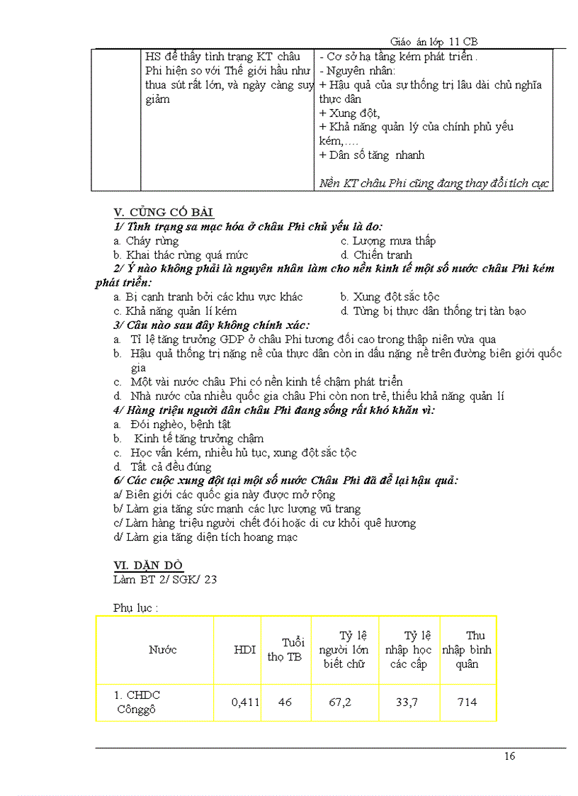 image for page Giao an DIA 11 Sau giam tai