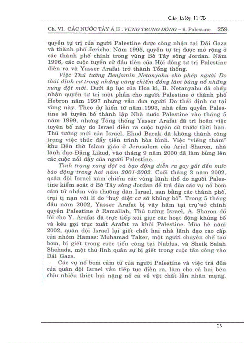 image for page Giao an DIA 11 Sau giam tai