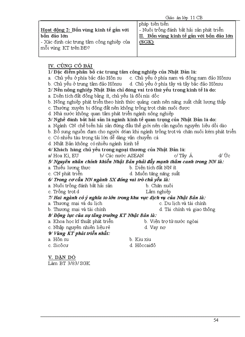 image for page Giao an DIA 11 Sau giam tai