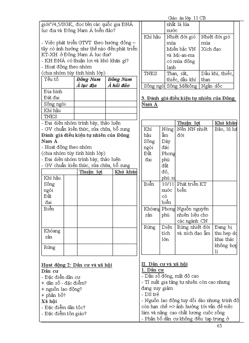 image for page Giao an DIA 11 Sau giam tai