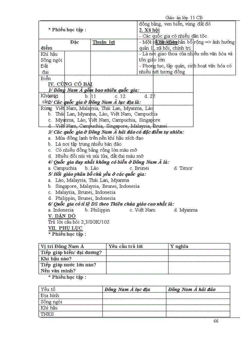 image for page Giao an DIA 11 Sau giam tai