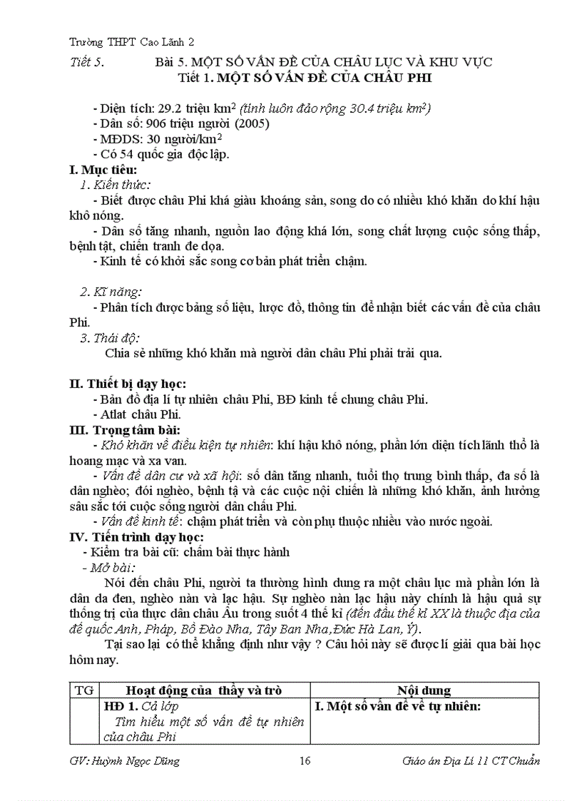 image for page Giao an dia 11