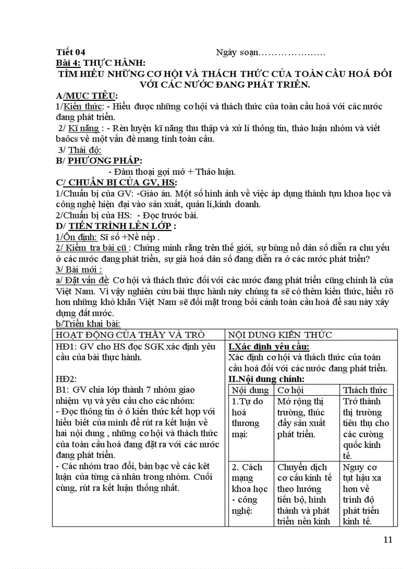 image for page Giáo án trọn bộ địa 11 CB