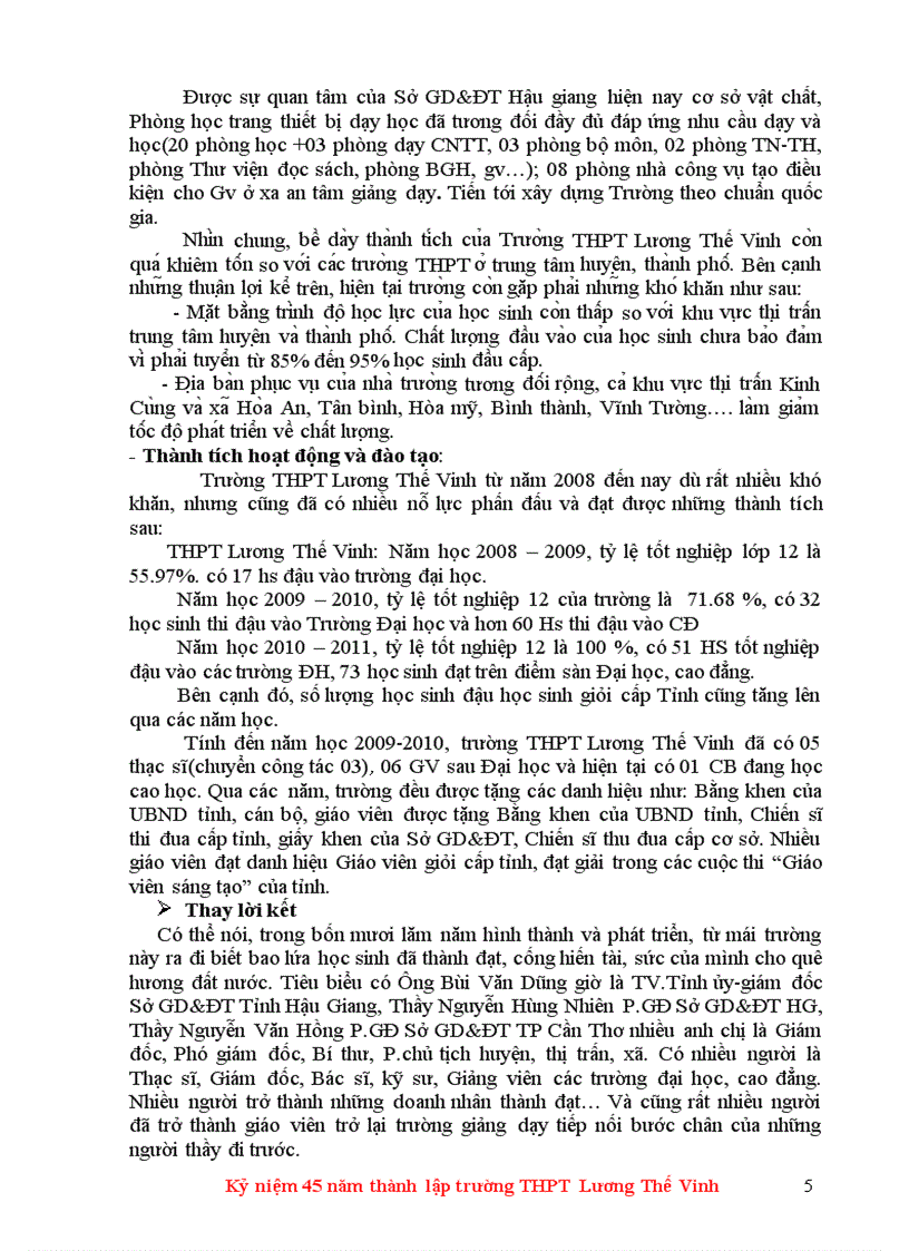 image for page Kỉ niệm 45 năm ngày thành lập trường