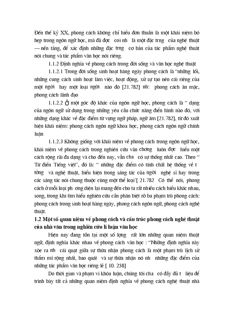 image for page Phong cách nghệ thuật là gì