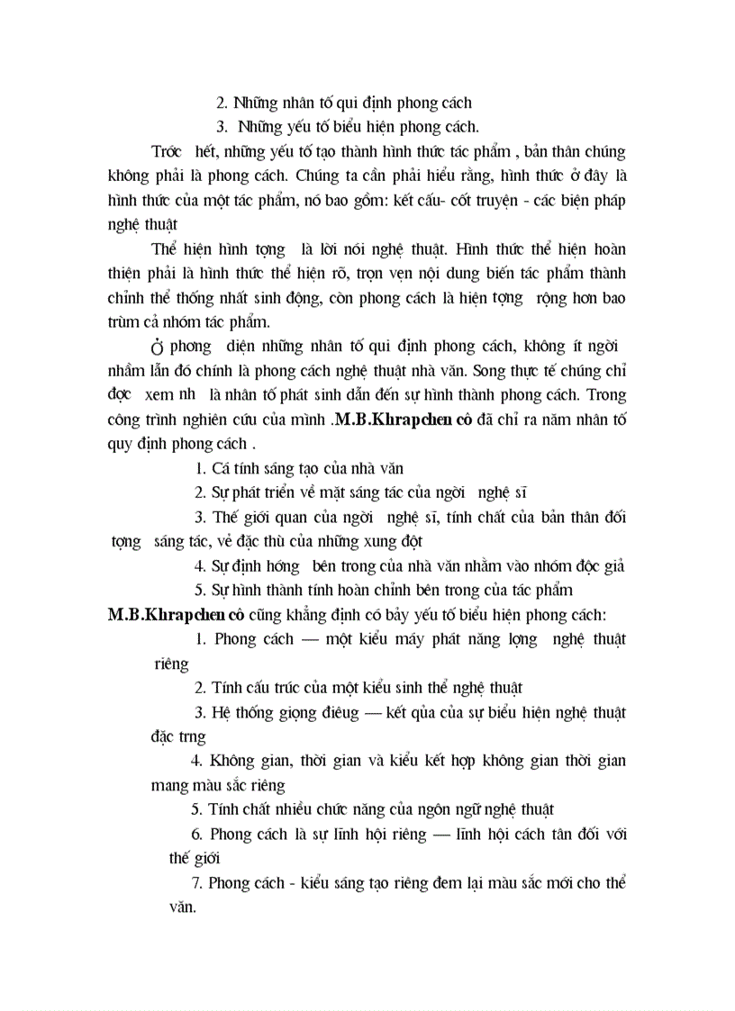 image for page Phong cách nghệ thuật là gì