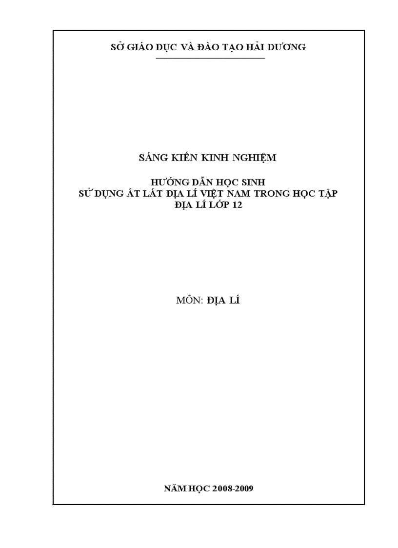 image for page SKKN huong dan HS su dung atlat trong day dia li 12