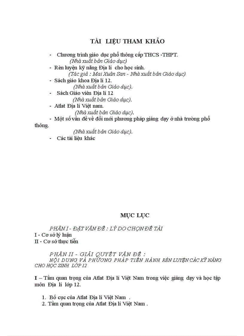 image for page SKKN huong dan HS su dung atlat trong day dia li 12