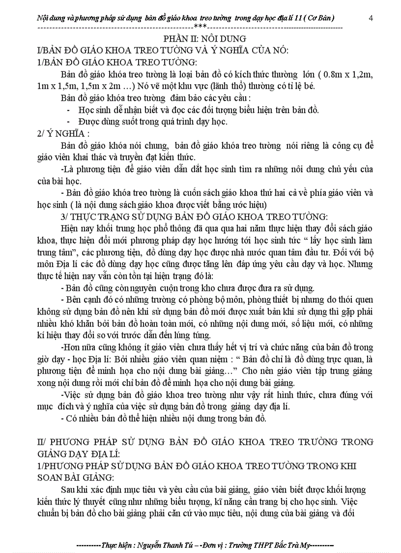 image for page SKKN noi dung và pp su dung ban do gk tro tuong trong day dia 11