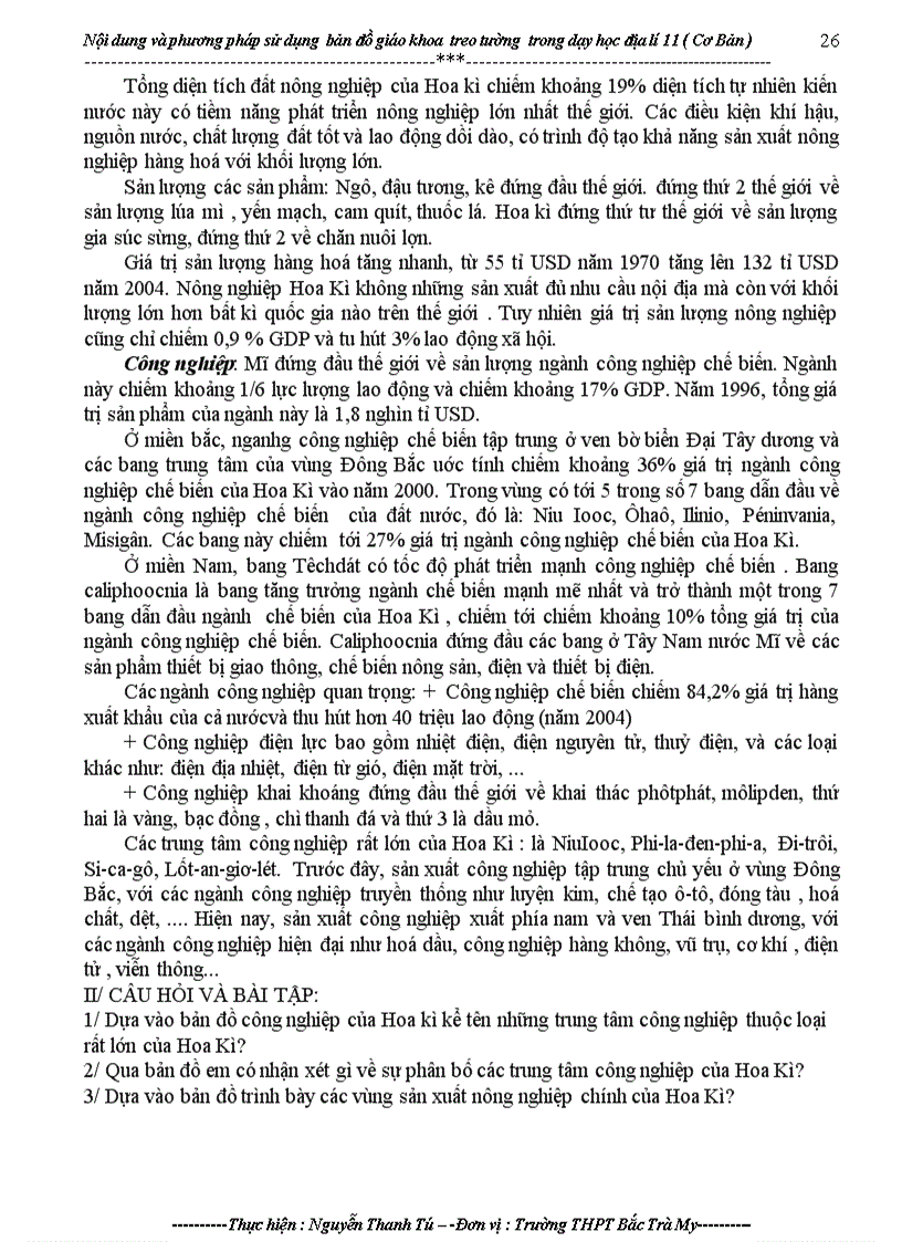 image for page SKKN noi dung và pp su dung ban do gk tro tuong trong day dia 11