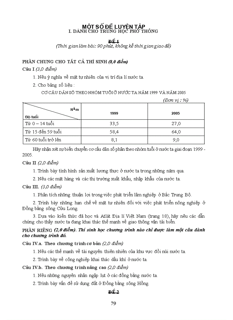 image for page 10 đề thi thử TN THPT BT THPT