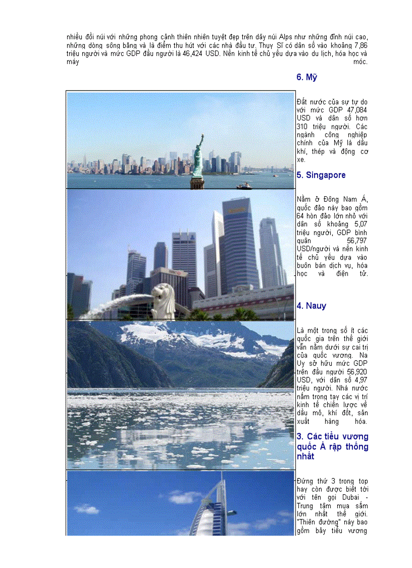 image for page 10 quốc gia giàu có nhất thế giới