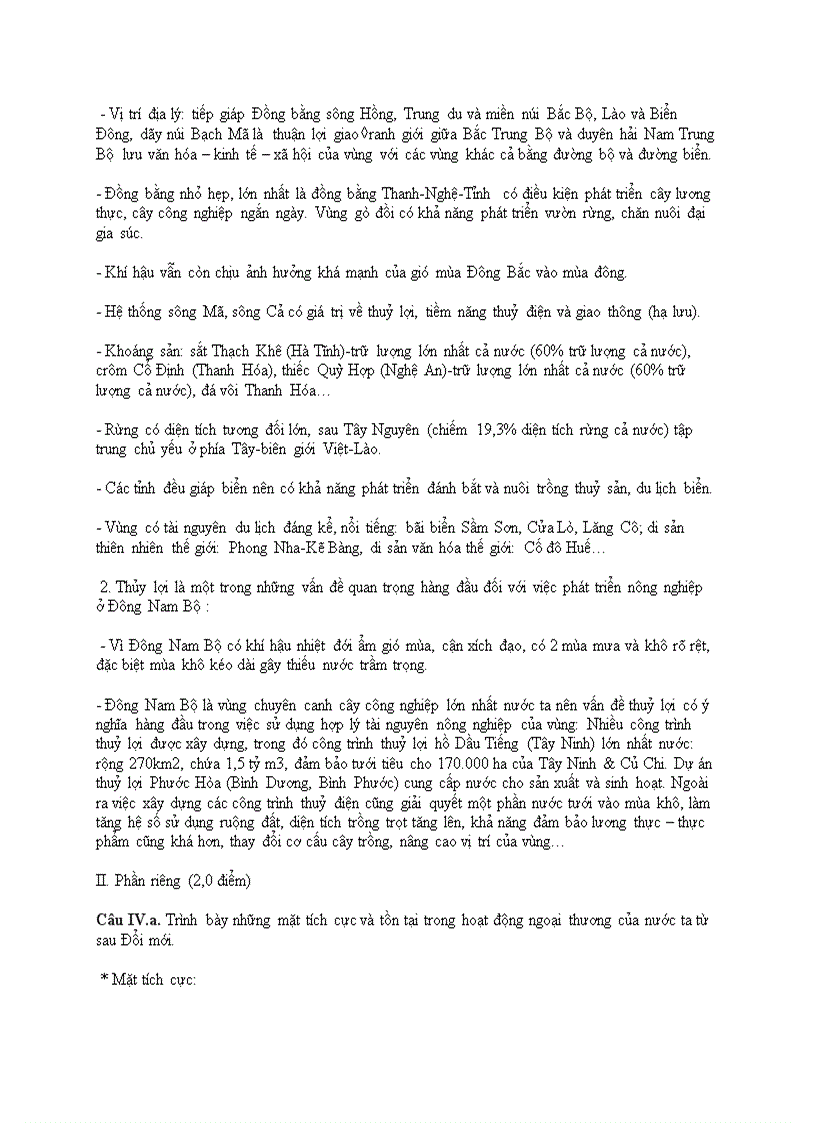 image for page 2010 Địa bổ túc goi y TN THPT sáng Thứ Năm 03 06