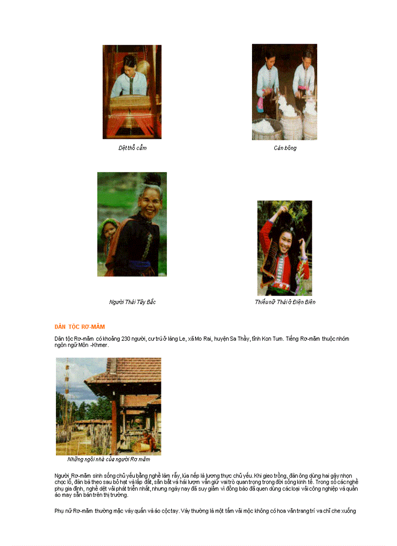 image for page Ảnh và thông tin về các dân tộc Việt Nam