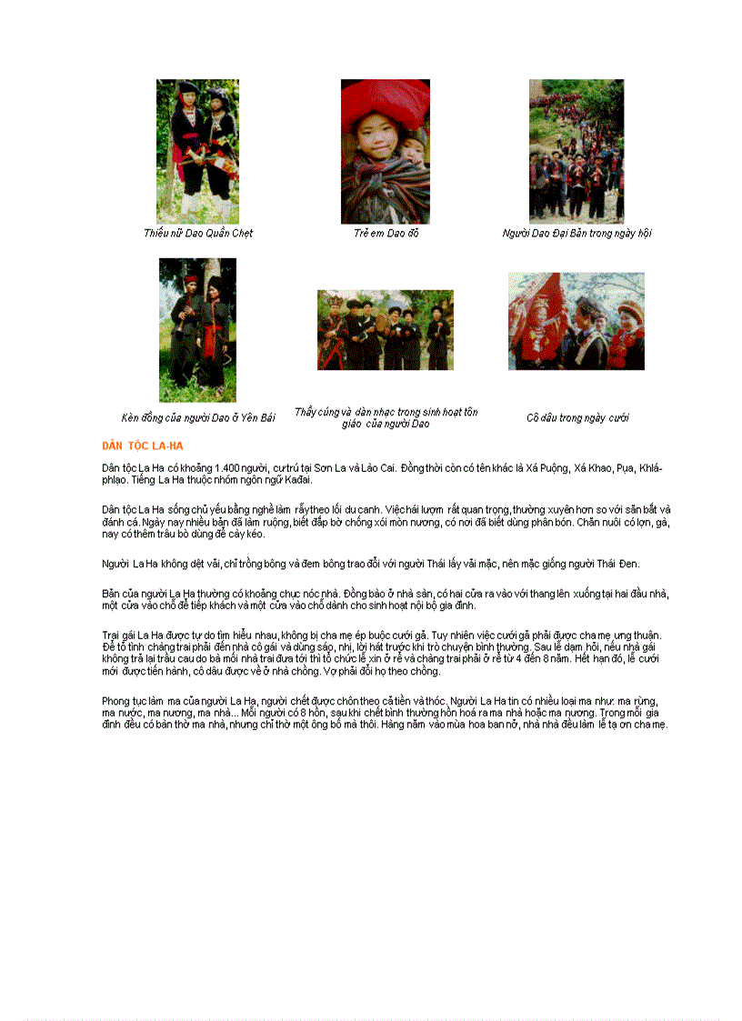 image for page Ảnh và thông tin về các dân tộc Việt Nam